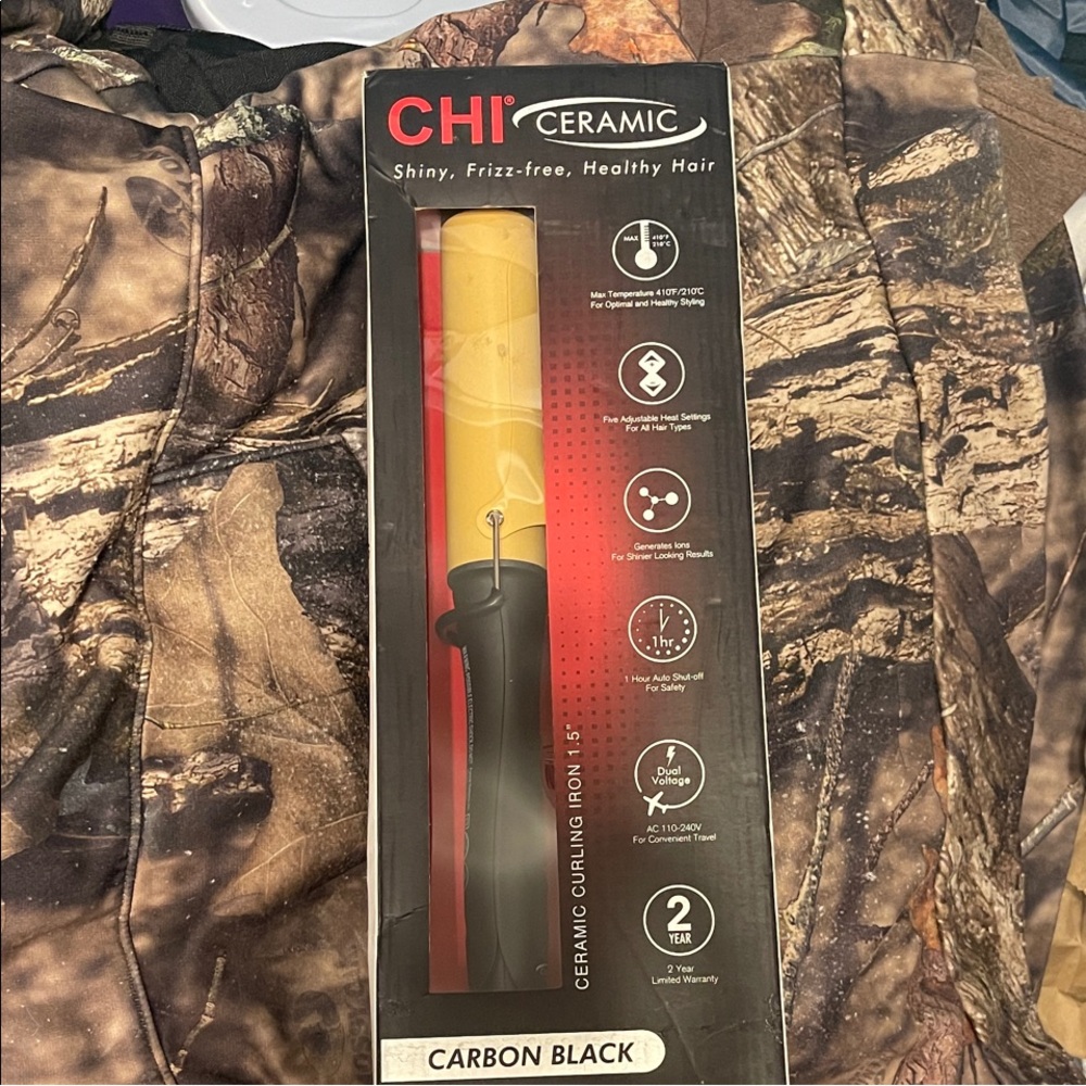 CHI Ceramic Curling Iron - Carbon Black